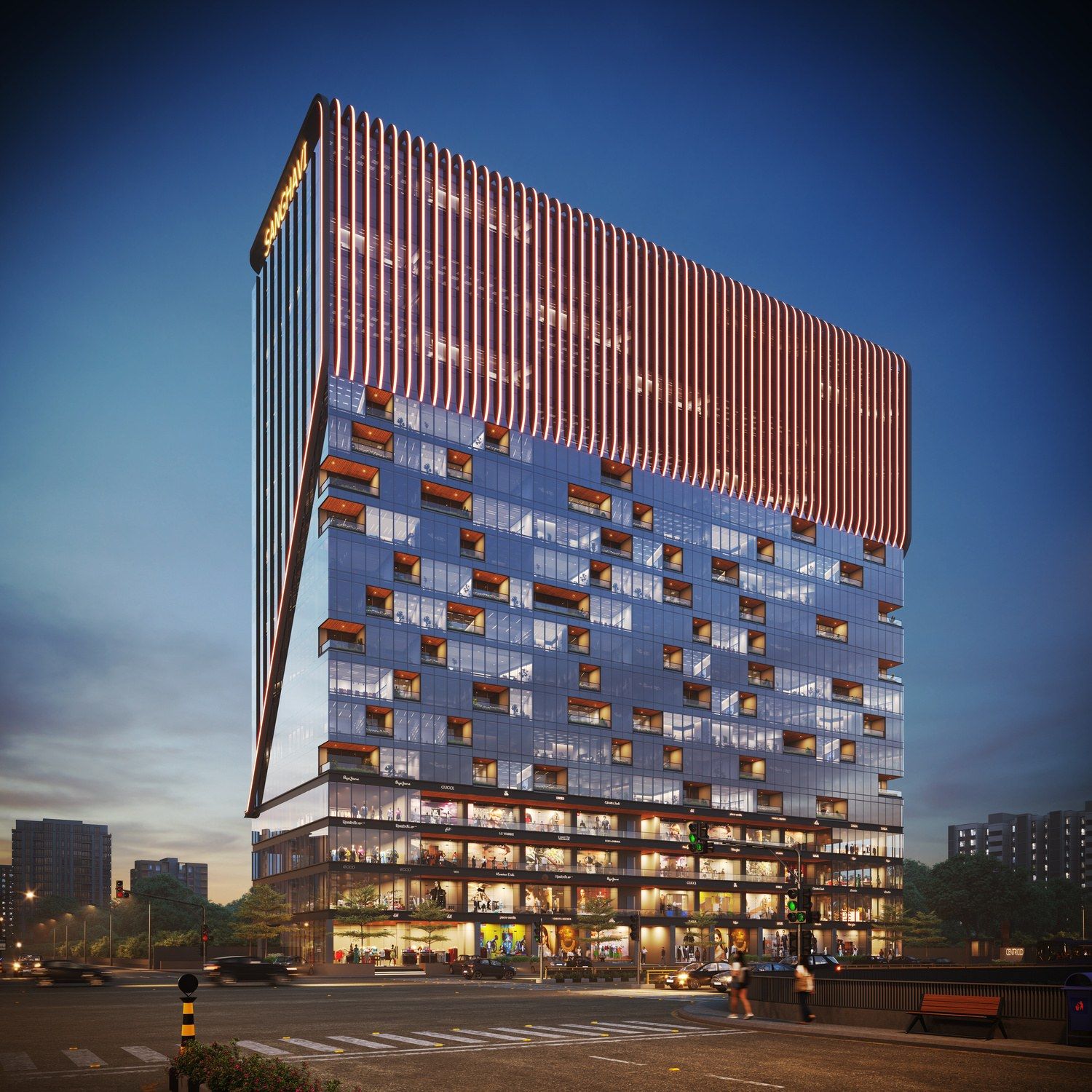 Centroid, Ambli — Exterior