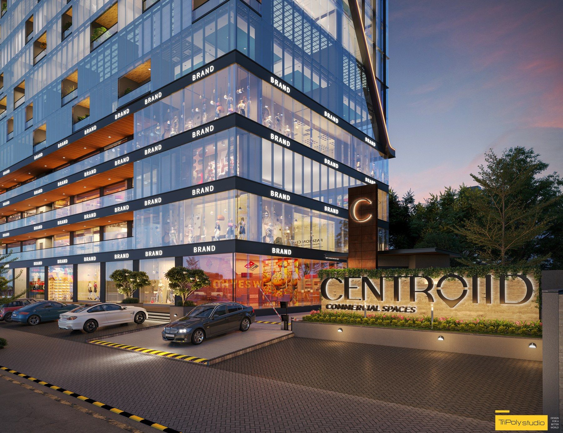 Centroid, Ambli — Entrance