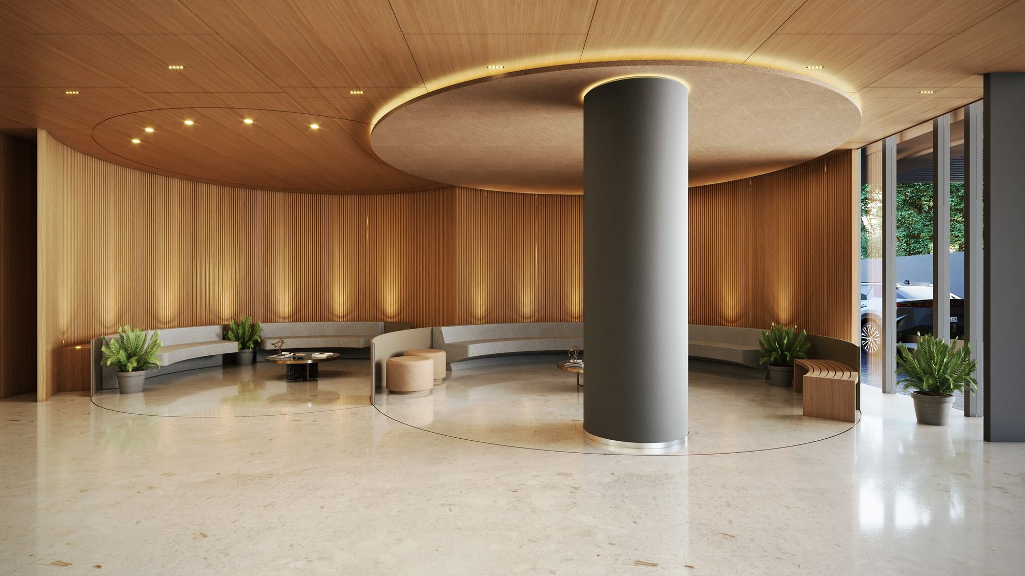 Mondeal Two, ISKCON — Lobby