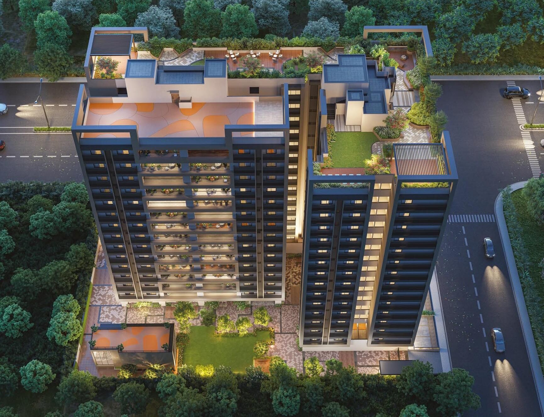 Status Altezza, Science City — Aerial view