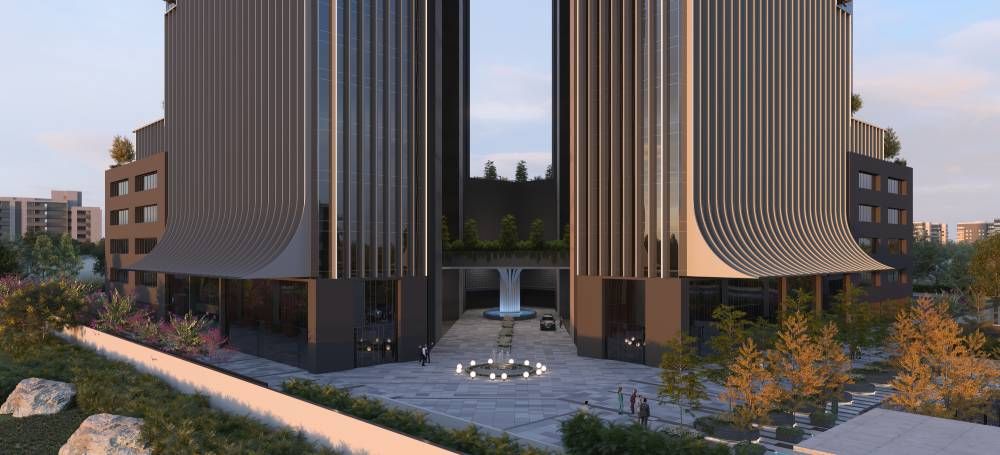 Trogon Twin Tower, Vaishnodevi Circle — Landscaping