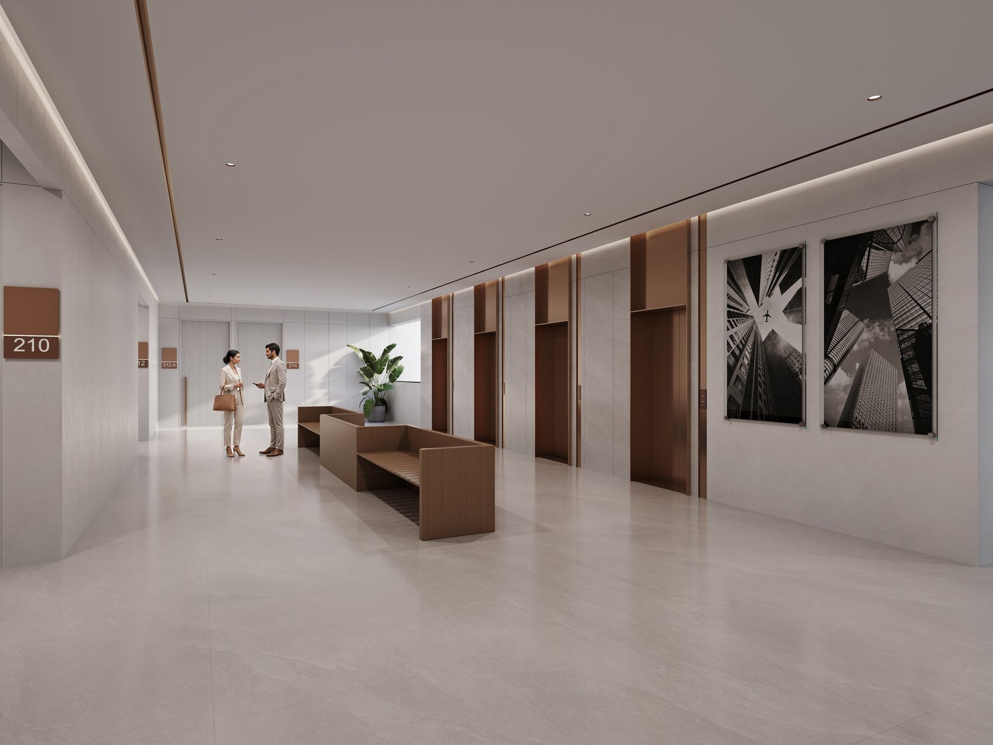 Z Northface, Thaltej — Lobby
