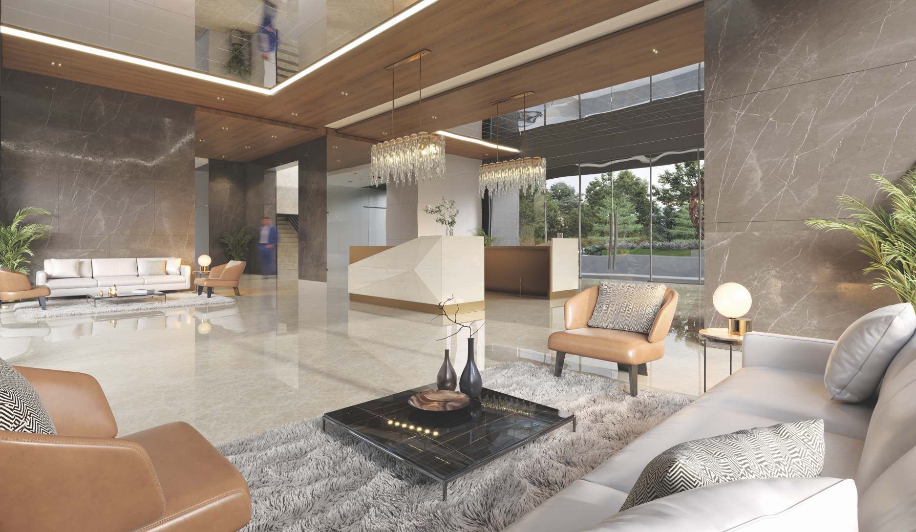 Z2, Thaltej — Lobby