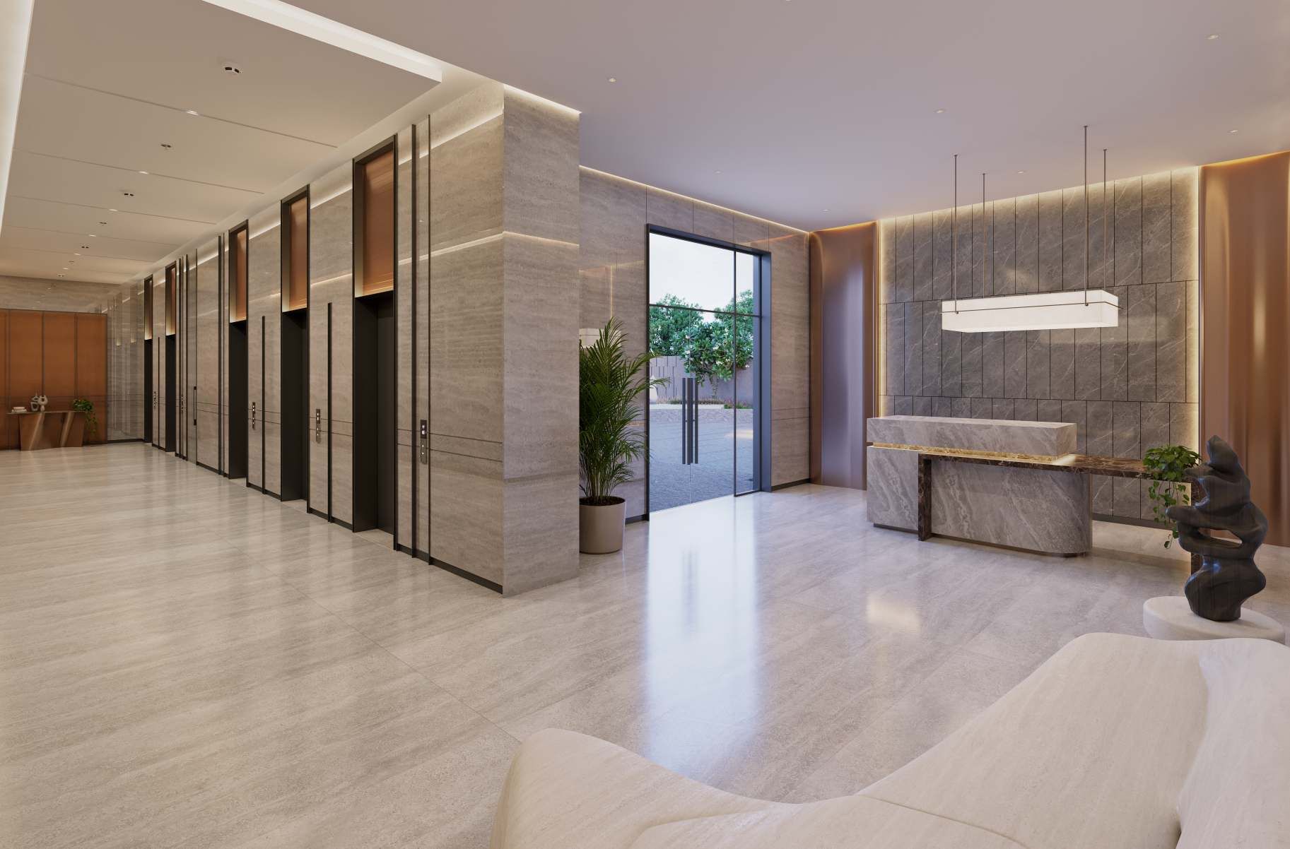 Zion Connect, Thaltej — Lobby