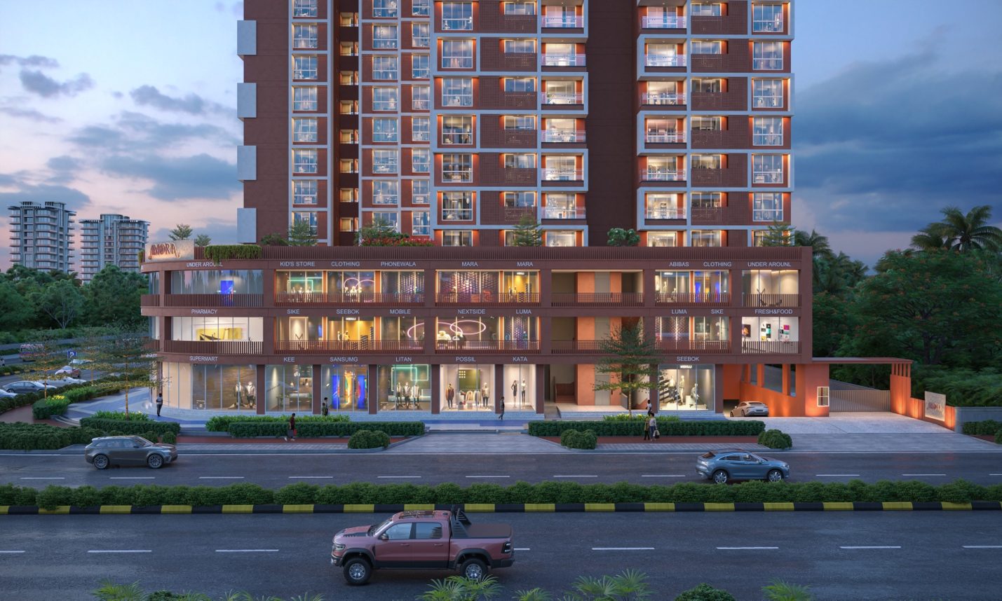 Amora, Adani Shantigram — developer render