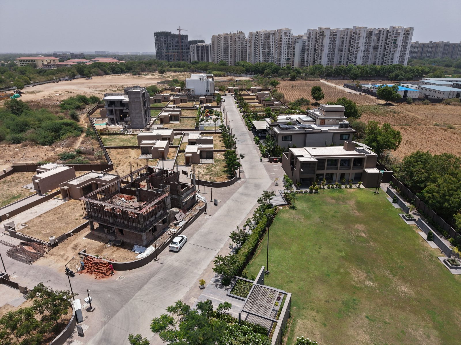 The West Park, Adani Shantigram — actual photo