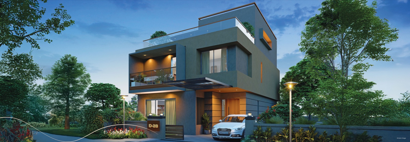 The North Park, Adani Shantigram — project render