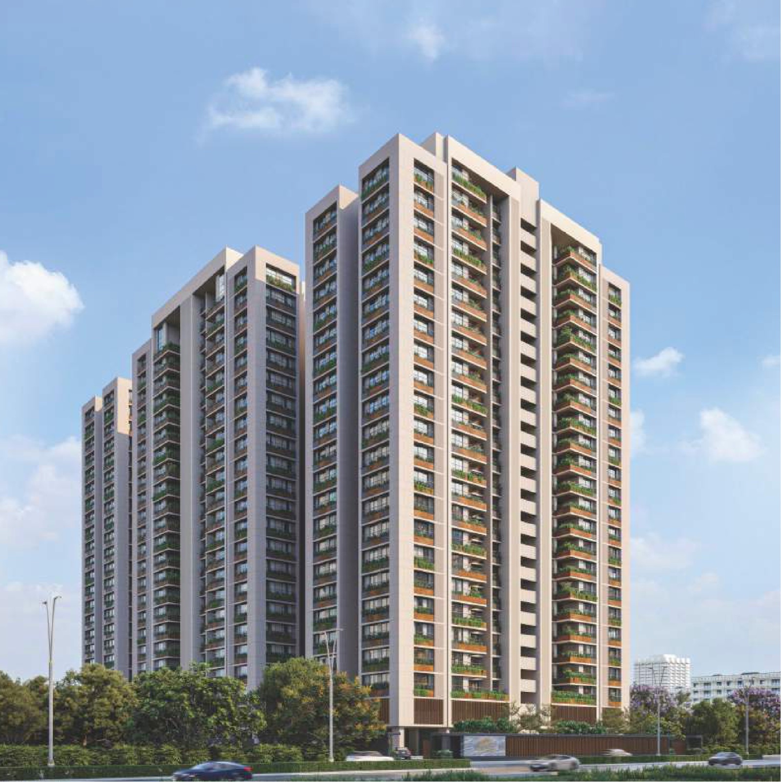 Adani Skyline, Adani Shantigram — project render