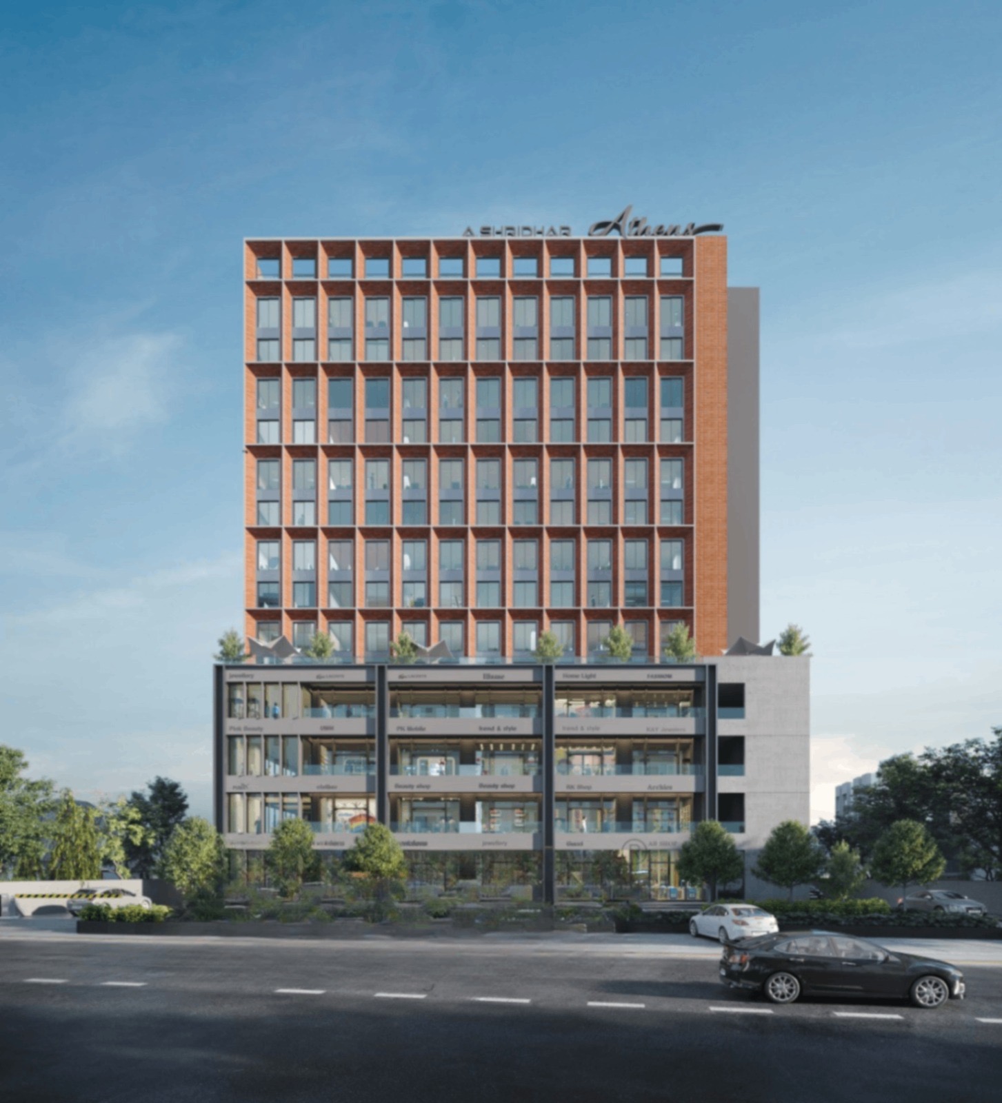 A Shridhar Athens showroom in Science City, Ahmedabad