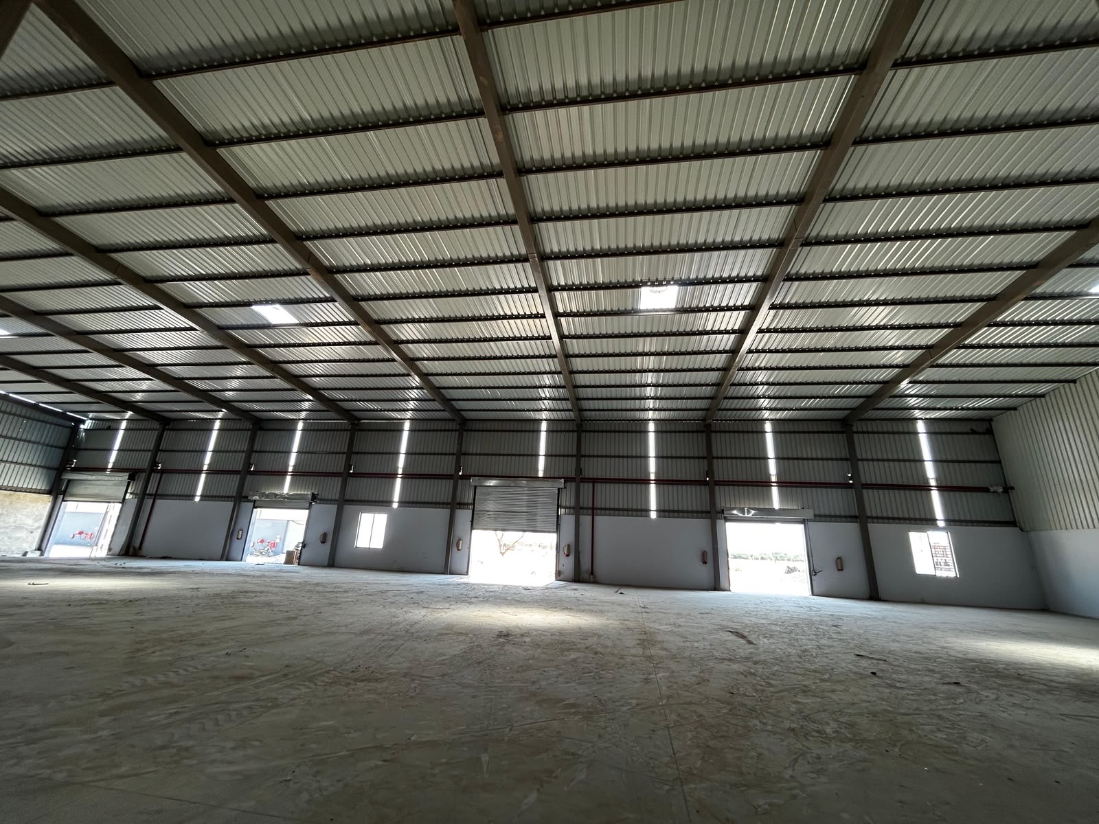 Warehouse in Aslali, Ahmedabad — interior view