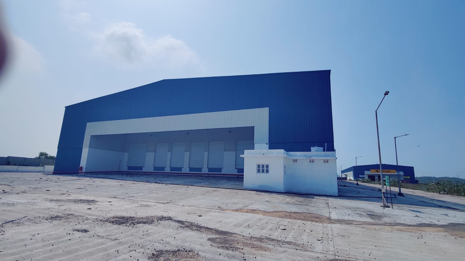 Warehouse in Aslali, Ahmedabad — exterior view