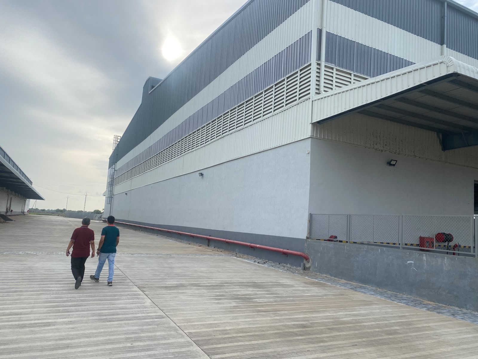 Warehouse in Aslali, Ahmedabad — exterior view