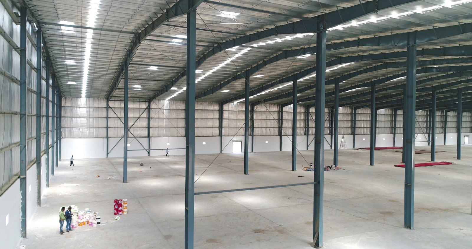 Warehouse in Aslali, Ahmedabad — interior view