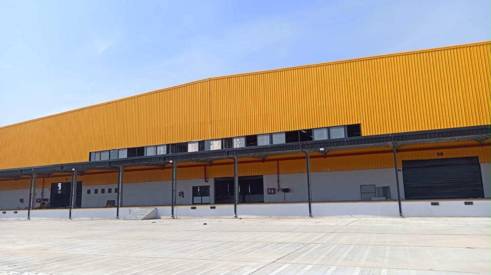 Warehouse in Bavla, Ahmedabad — exterior view