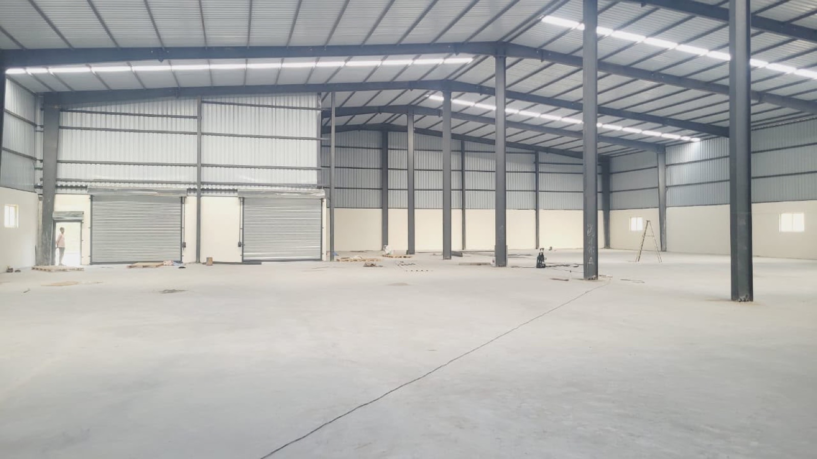 Warehouse in Changodar, Ahmedabad — interior view