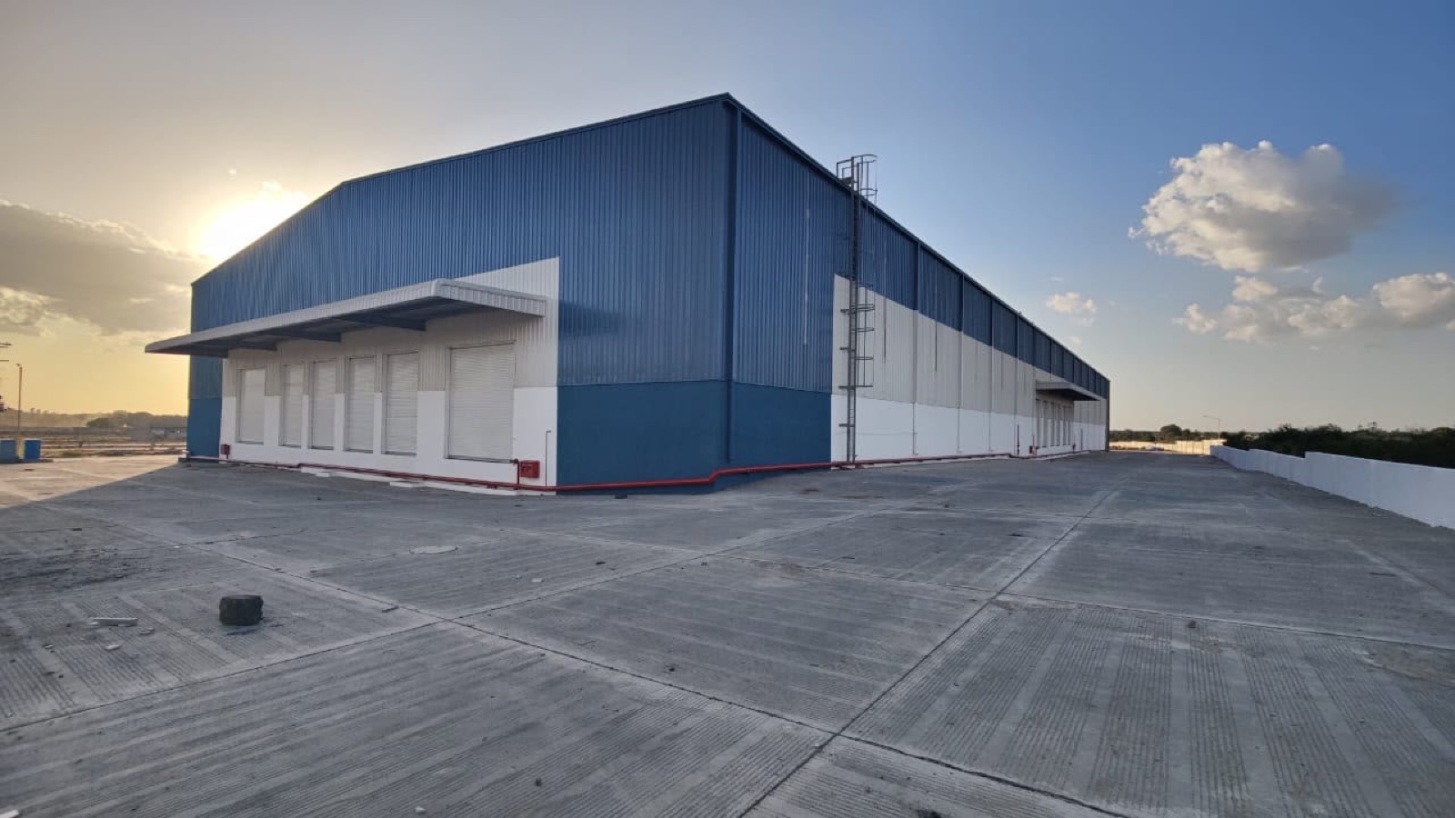 Warehouse in Jetalpur, Ahmedabad — exterior view