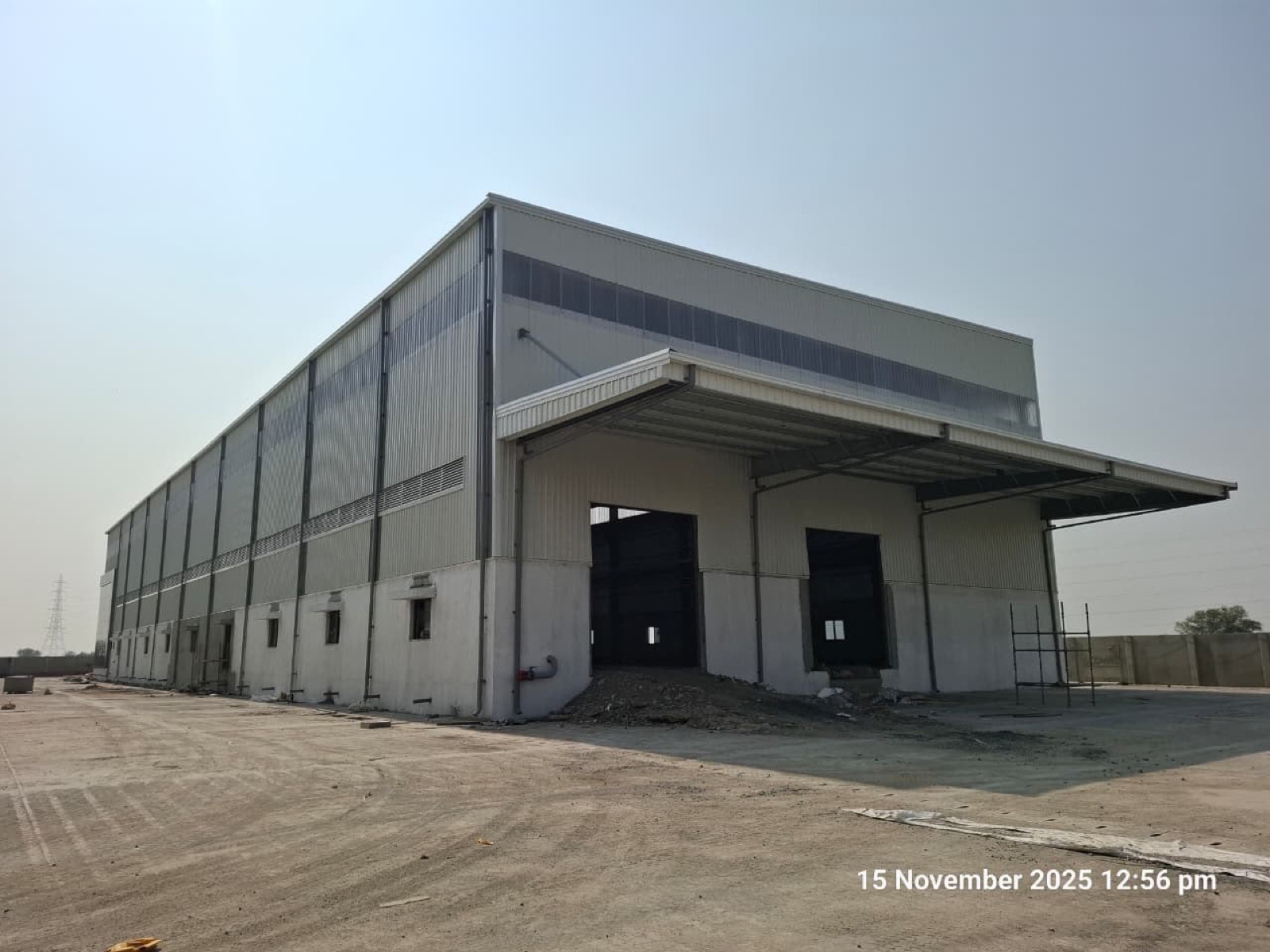 Warehouse in Jetalpur, Ahmedabad — exterior view