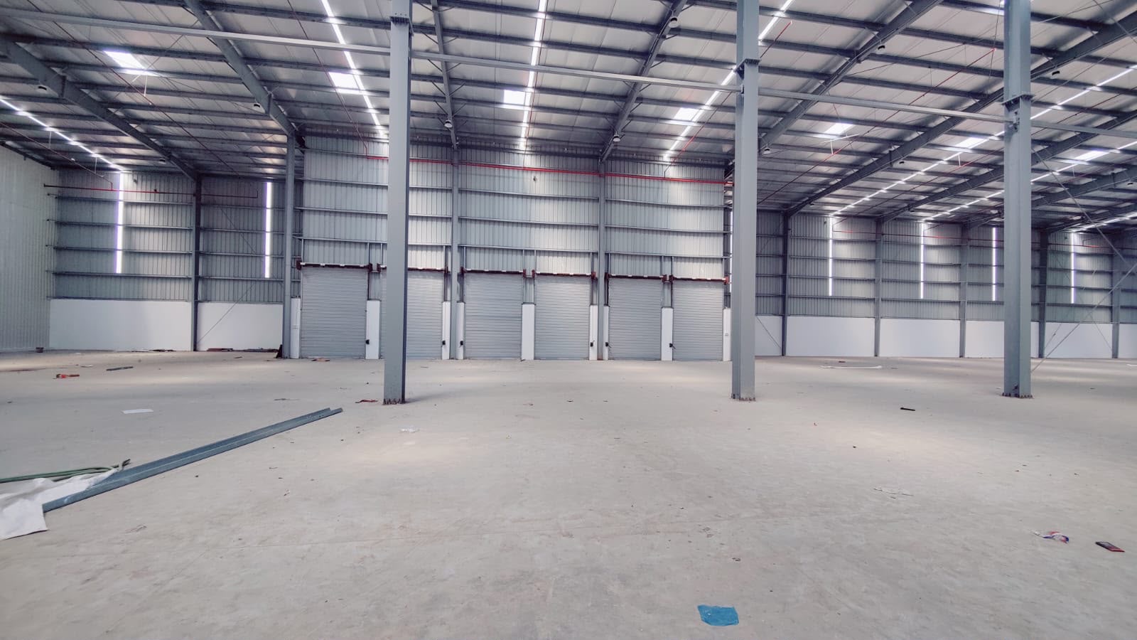 Warehouse in Kanera, Ahmedabad — interior view