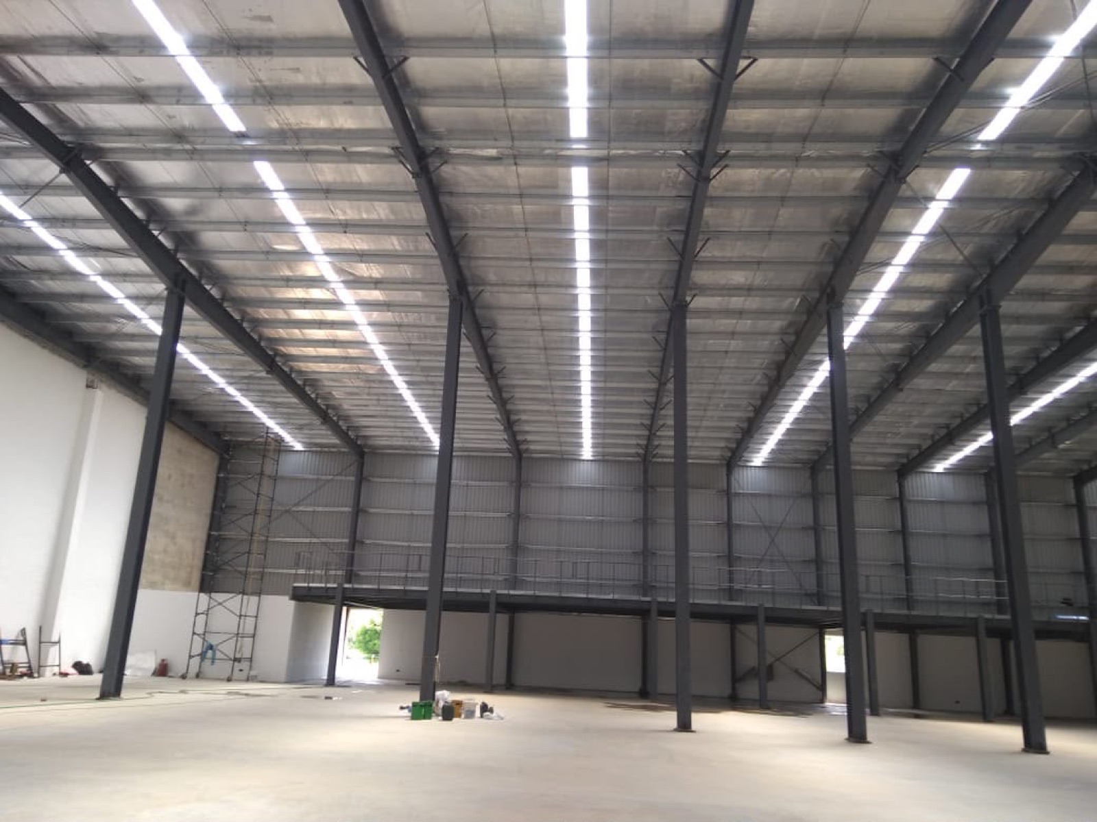 Warehouse in Kanera, Ahmedabad — interior view