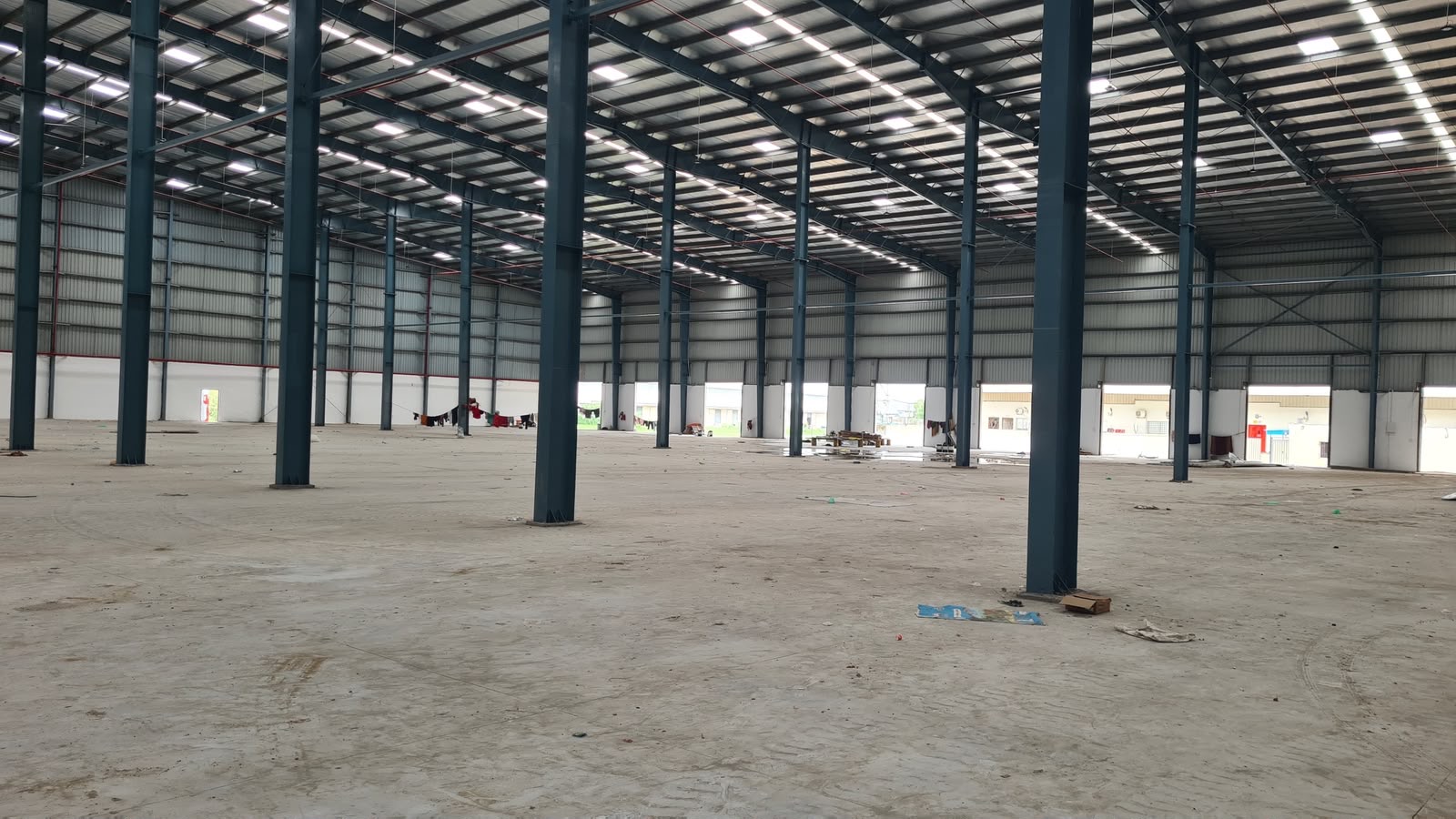 Warehouse in Kheda, Ahmedabad — interior view