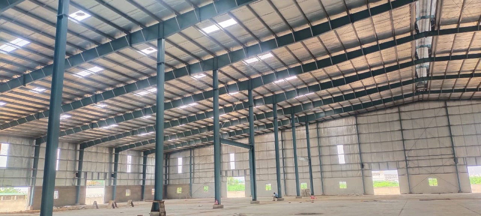 Warehouse in Kheda, Ahmedabad — interior view
