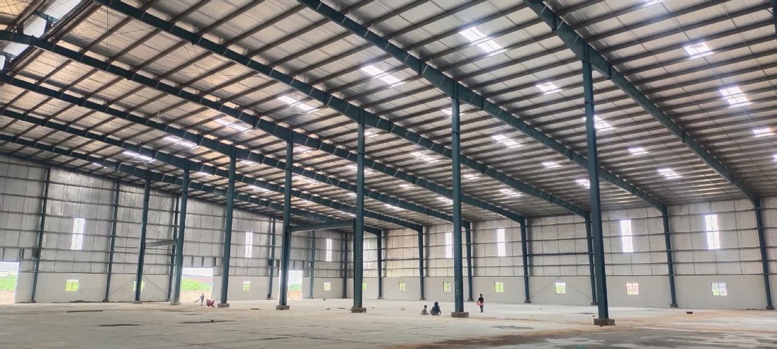 Warehouse in Kheda, Ahmedabad — interior view