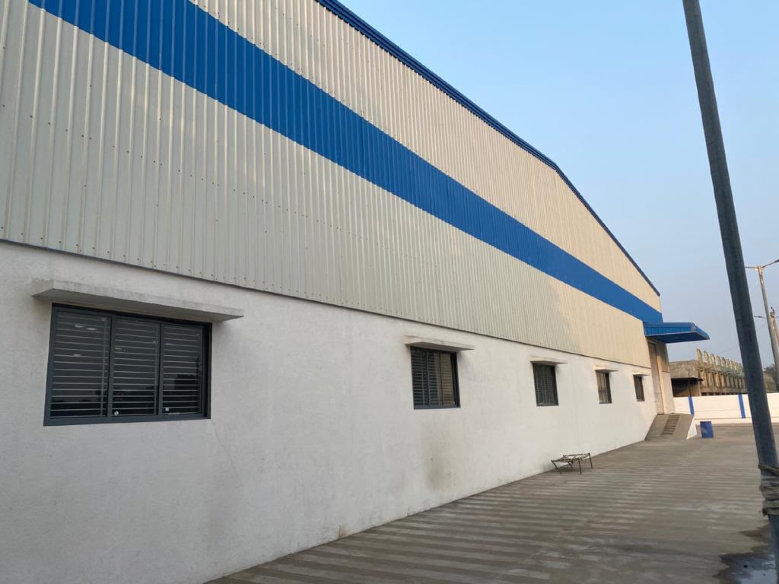 Warehouse in Moraiya, Ahmedabad — exterior view