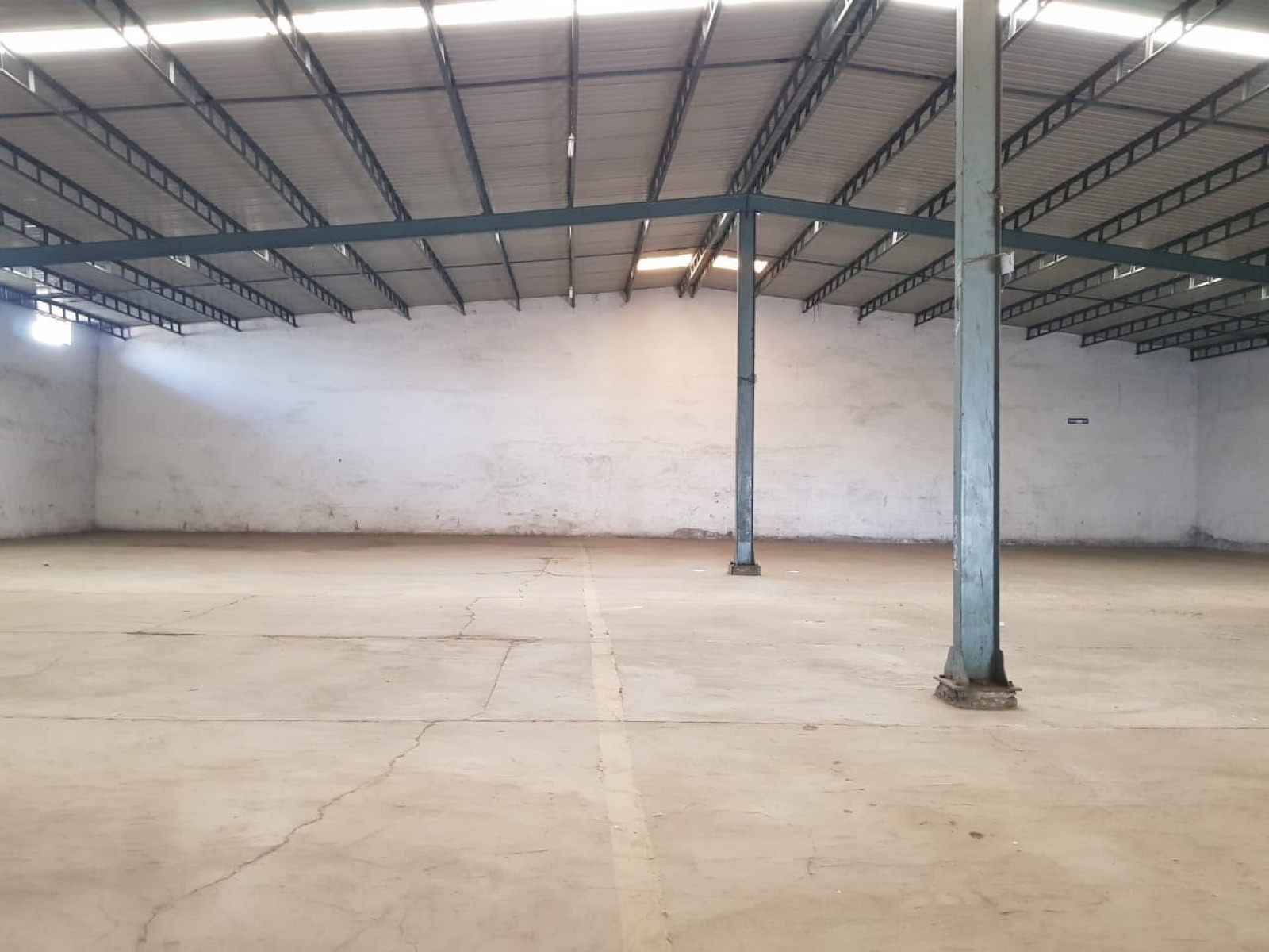 Warehouse in Pirana, Ahmedabad — interior view