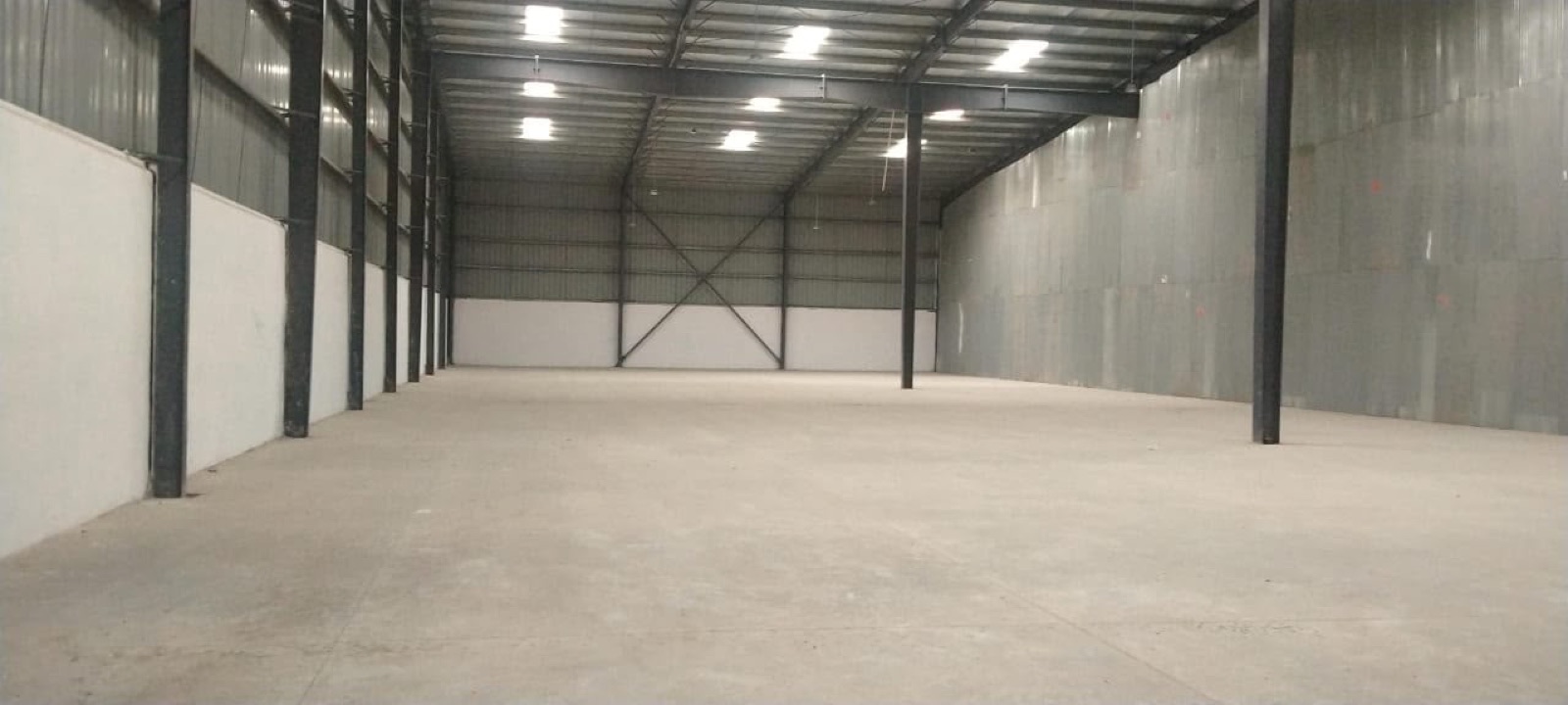 Warehouse in Sanand, Ahmedabad — interior view