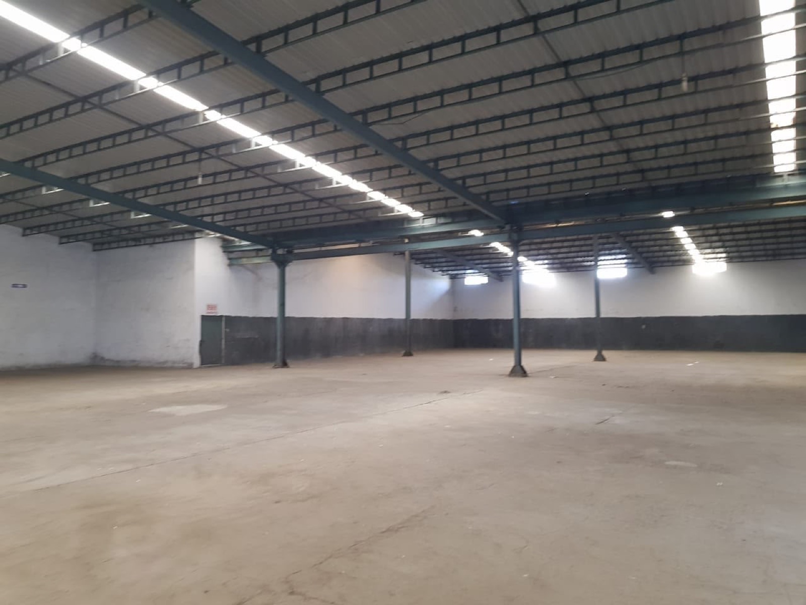 Warehouse in Sanathal, Ahmedabad — interior view