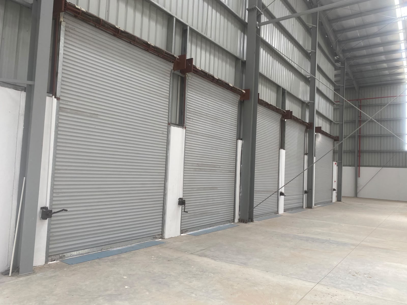 Warehouse in Sanathal, Ahmedabad — interior view