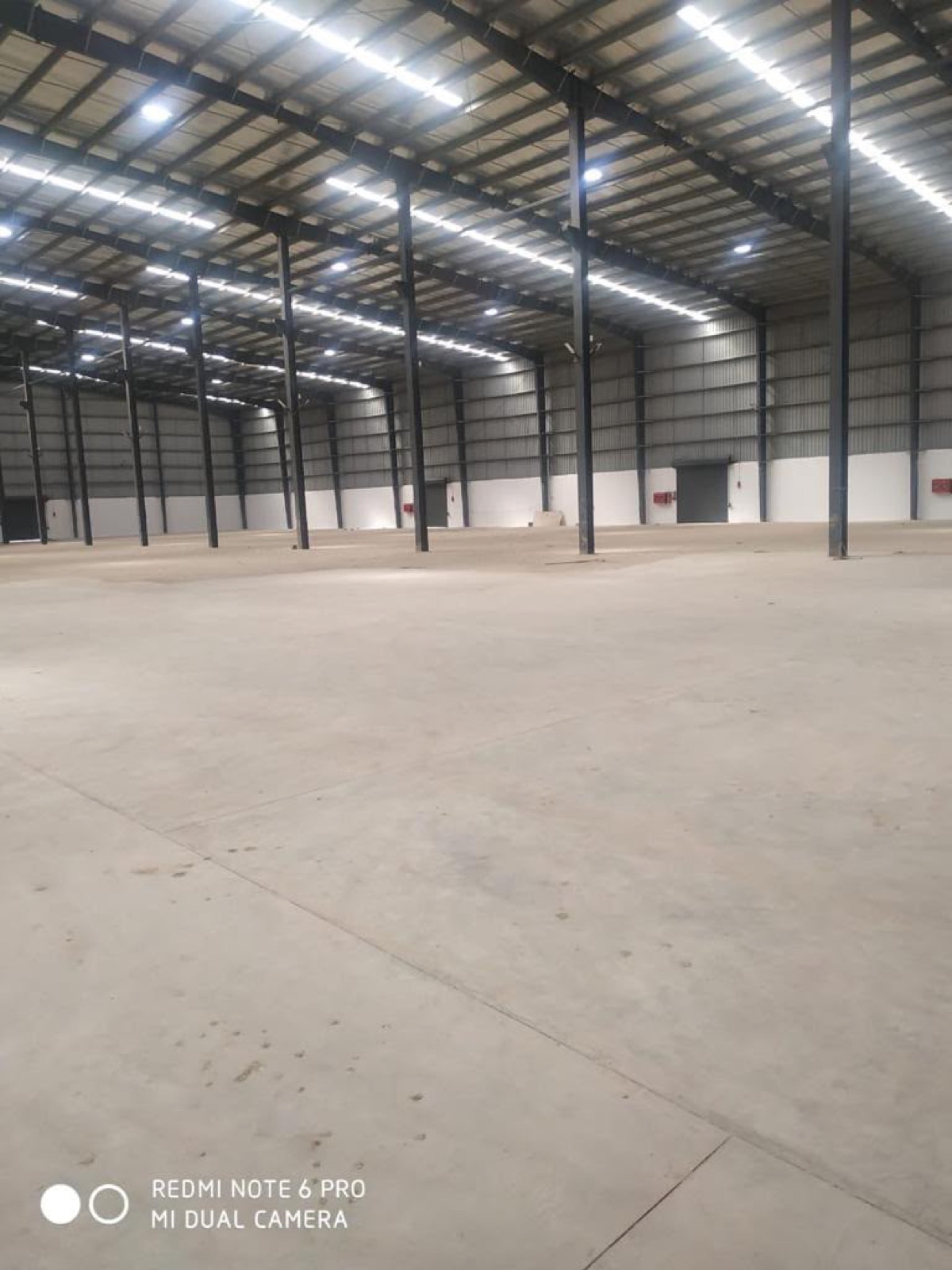 Warehouse in Sanathal, Ahmedabad — interior view
