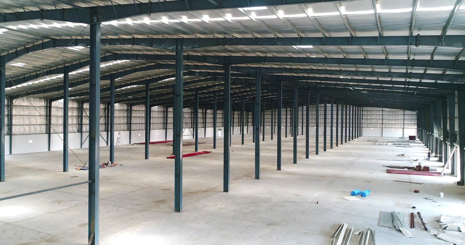 Warehouse in Vadala, Ahmedabad — interior view