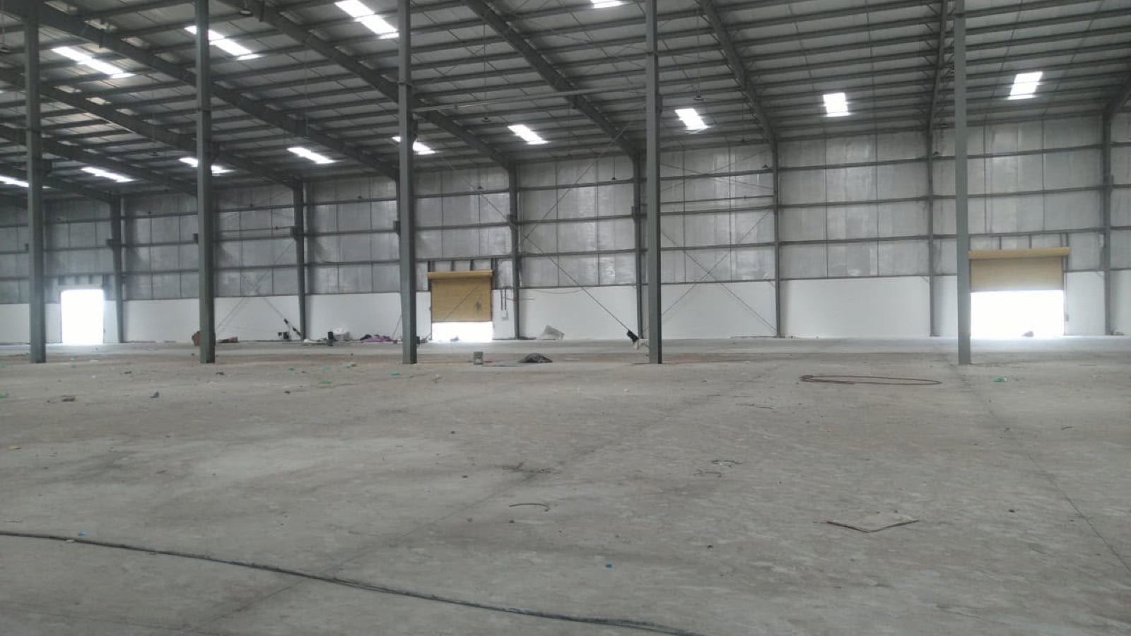 Warehouse in Vasai, Ahmedabad — interior view