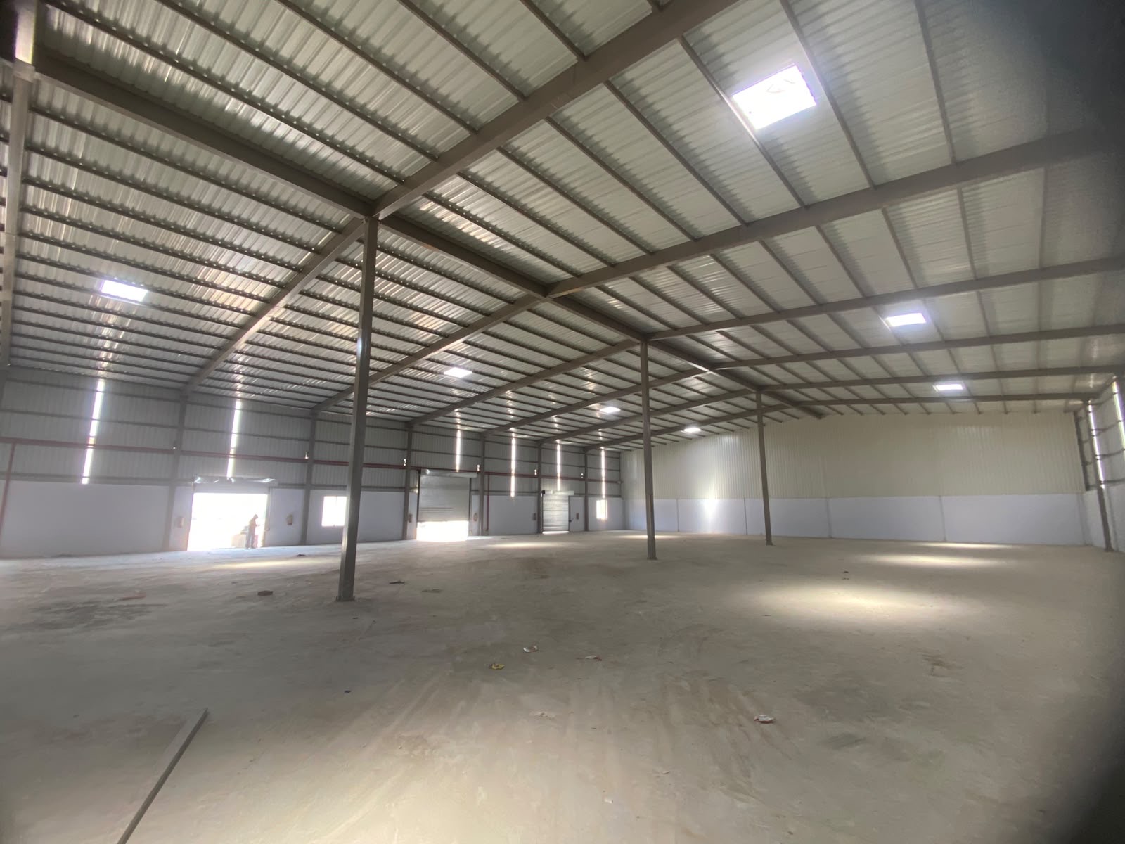 Warehouse in Vasai, Ahmedabad — interior view