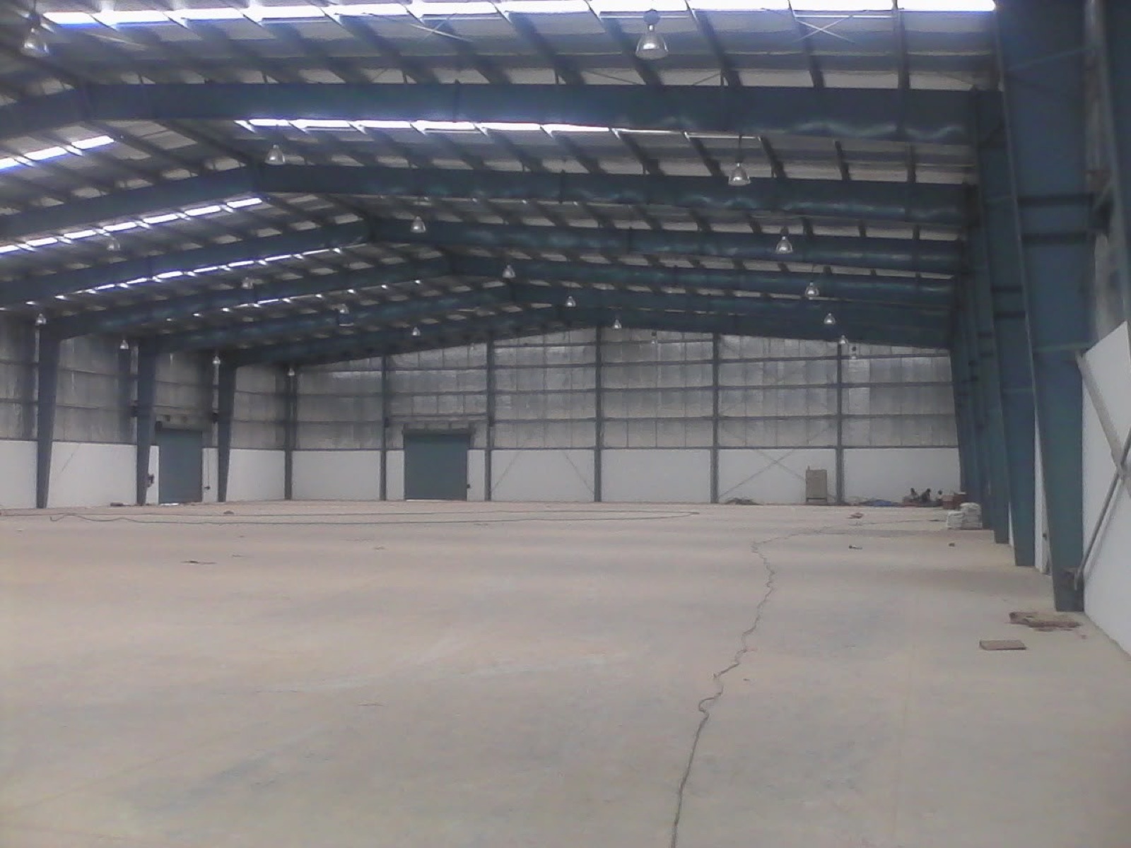 Warehouse in Vasai, Ahmedabad — interior view